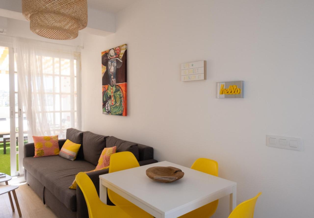 Penthouse City Center Private Terrace Wifi Малага Экстерьер фото